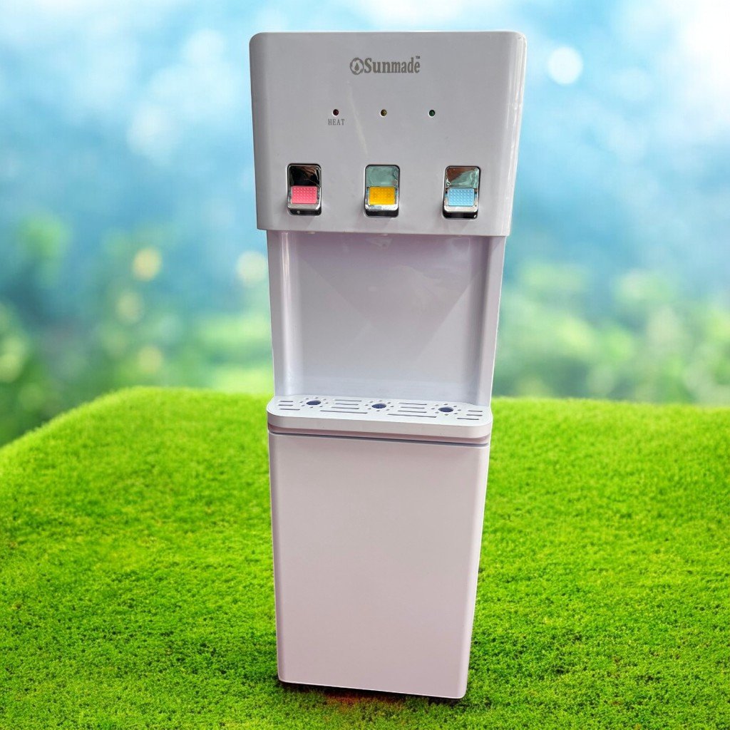 Sunmade Freestanding Water Dispenser with Cabinet | 3-Tap