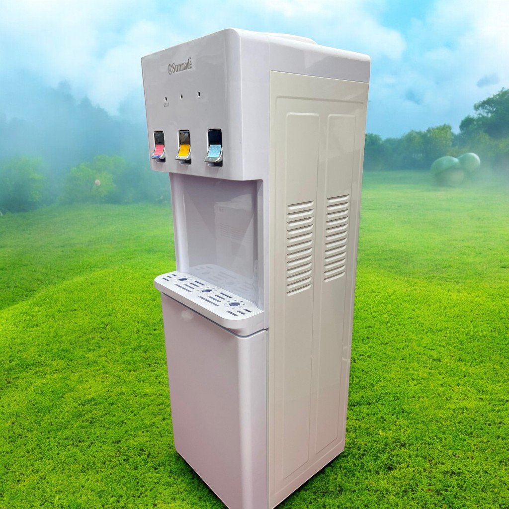 Sunmade Freestanding Water Dispenser with Cabinet | 3-Tap1