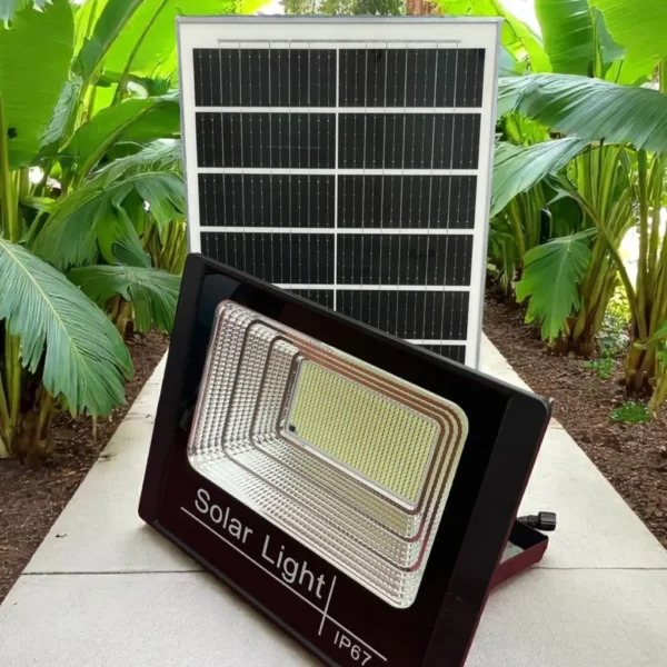 High-Power 200W Solar LED Flood Light Kit